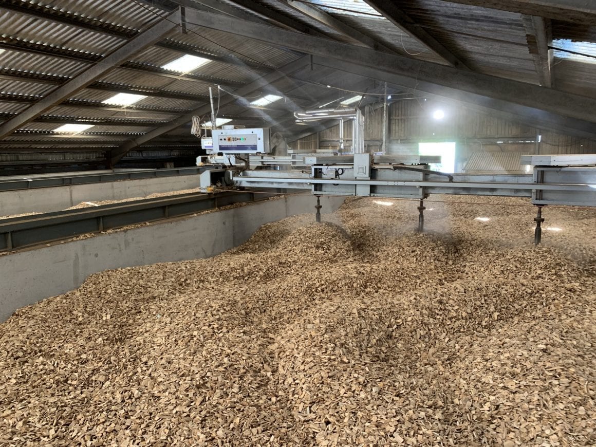 Wood chip is back on the drying floor