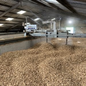 Wood chip is back on the drying floor