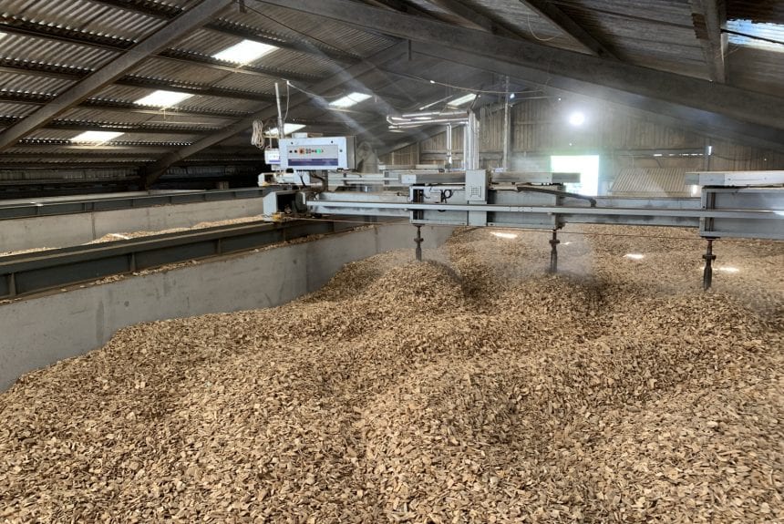 Wood chip is back on the drying floor