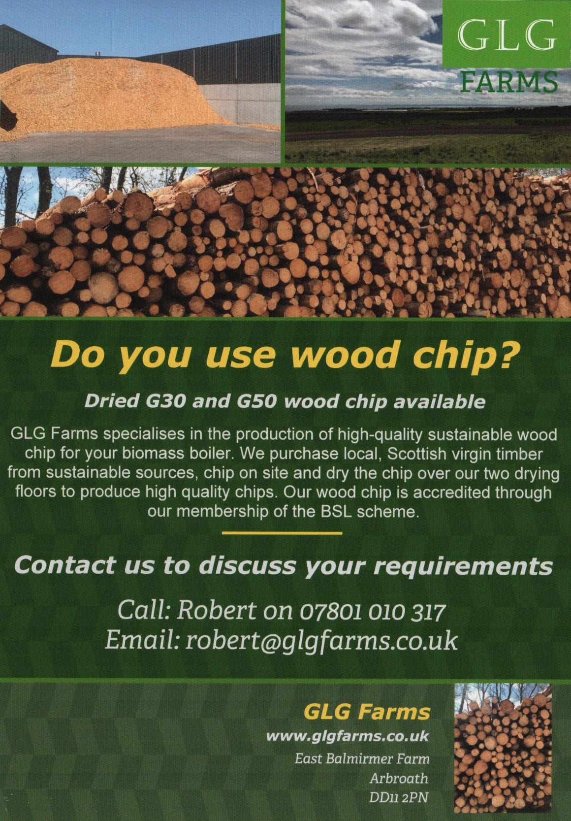 New wood chip leaflets out now!